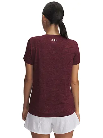 UNDER ARMOUR | T-shirt da allenamento da donna UA Tech™ Twist | dunkelrot